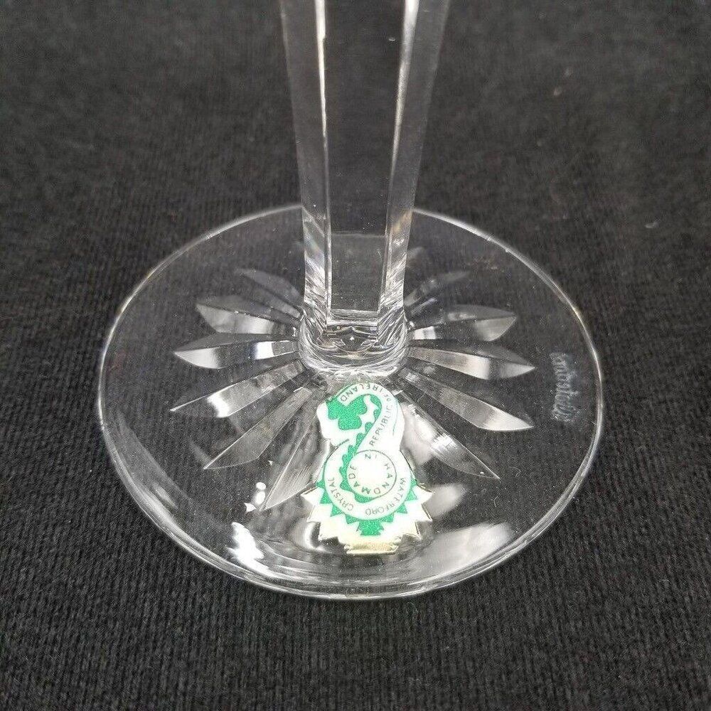Vintage Marquis Waterford Crystal Kenmare Water Wine Goblet Glass Ireland New - Picture 4 of 10